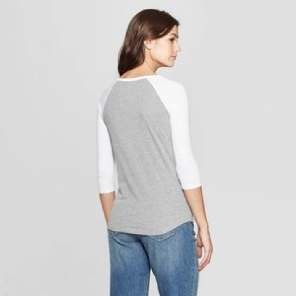 ROSÉ Over Roses Raglan Tee 3/4 Sleeve - Picture 3 of 3